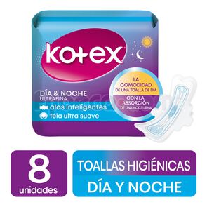 Toallas-Sanitarias-Kotex-Nocturna-Ultrafina-Día-Y-Noche-Paquete-imagen