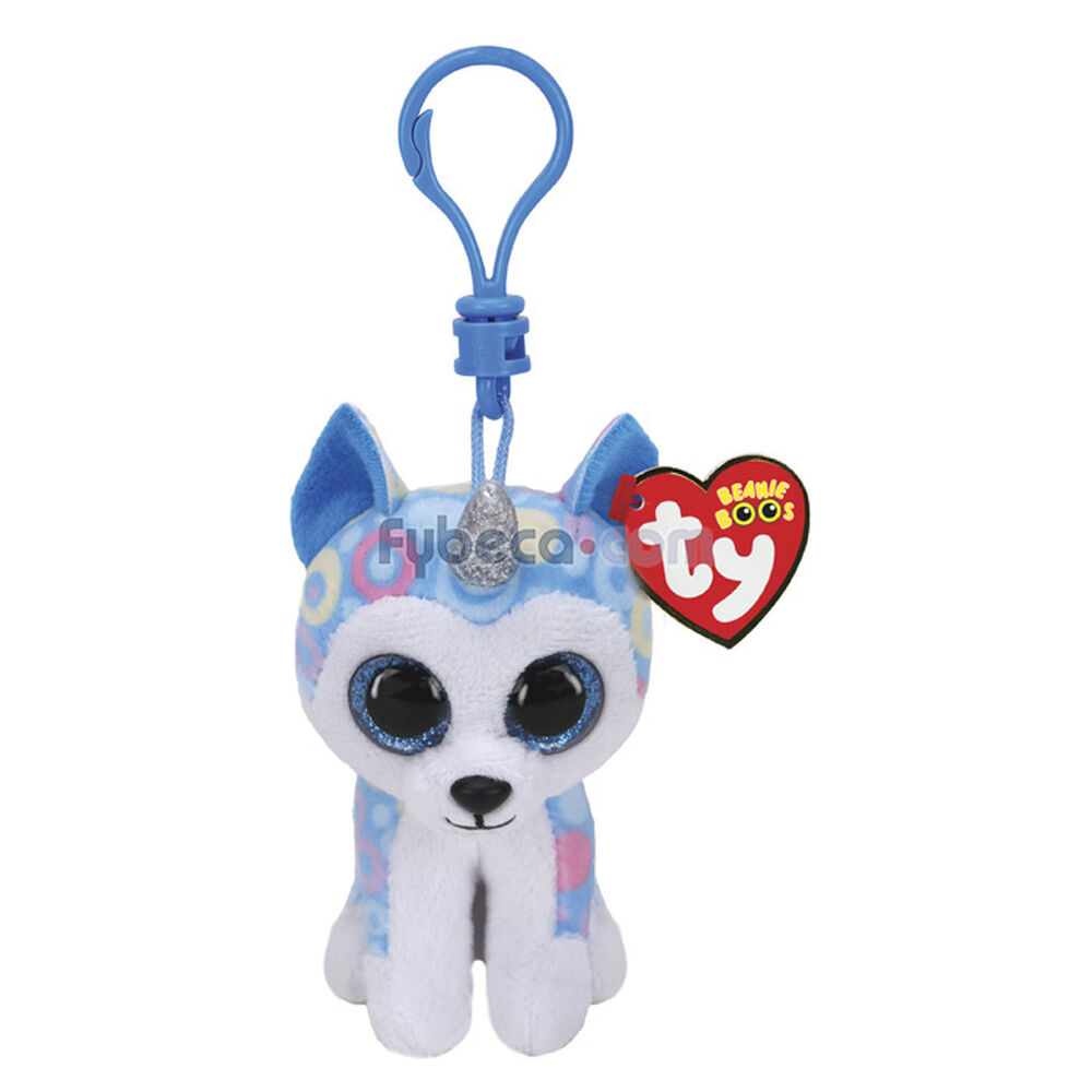 Peluche-Ty-Beanie-Boos-Helena-Husky-Unicornio-Unidad-imagen