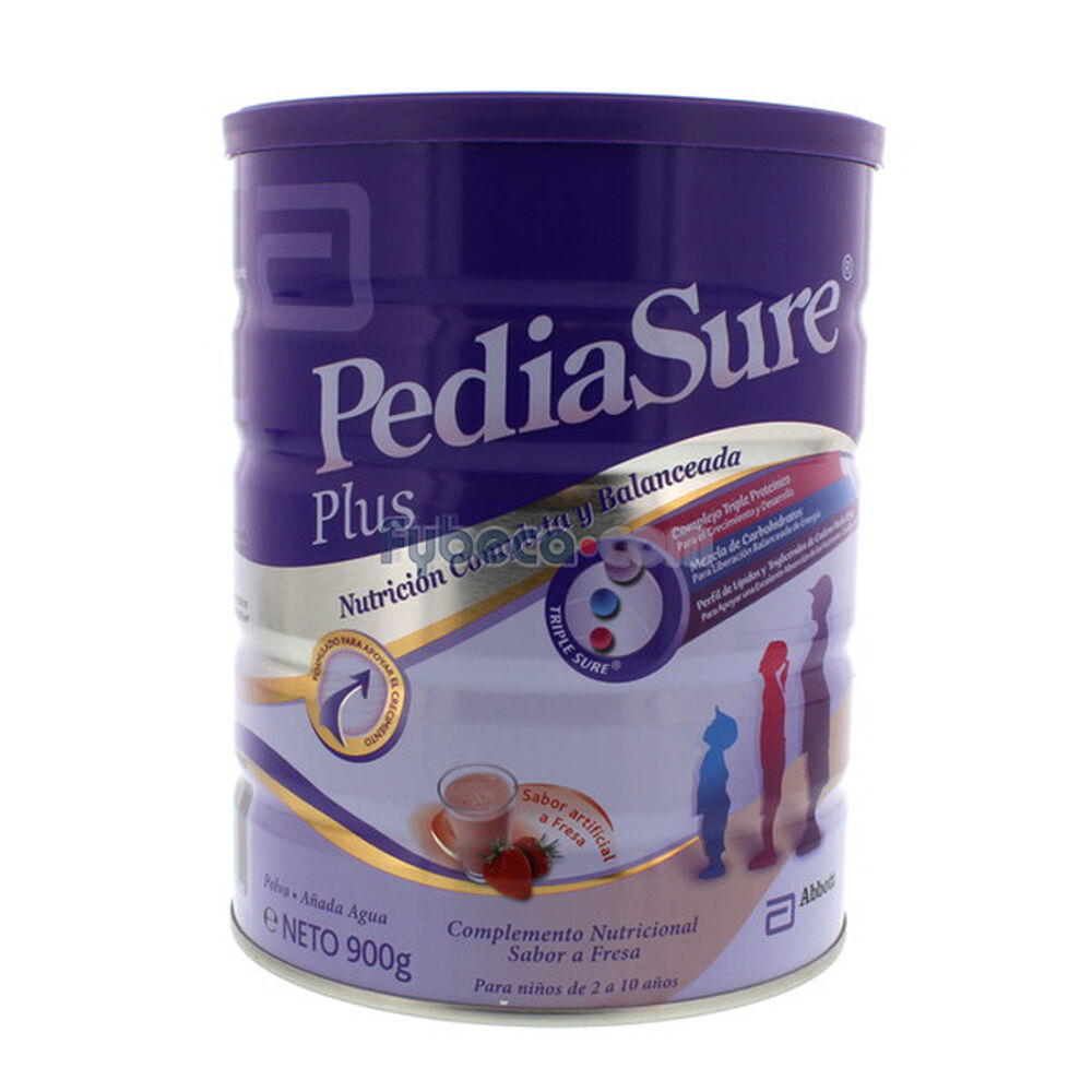 PEDIASURE PLUS fresa de 900g y - Farmacias San Gregorio