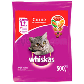 Alimento-Seco-Whiskas-Adultos-Carne-500-G-Paquete-imagen