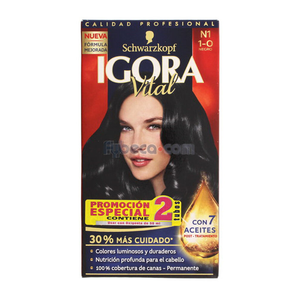 Tinte-Igora-Vital-Igvit-N1/1-0-60-G-Caja-imagen