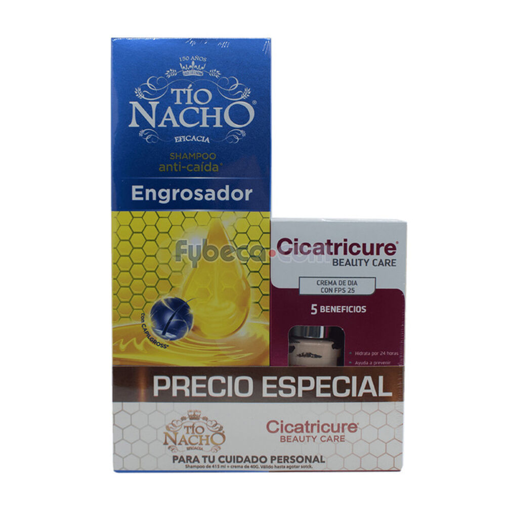 Pack-Shampo-Tío-Nacho-Engrosador-Más-Cicatricure-Beauty-Care-Paquete-imagen