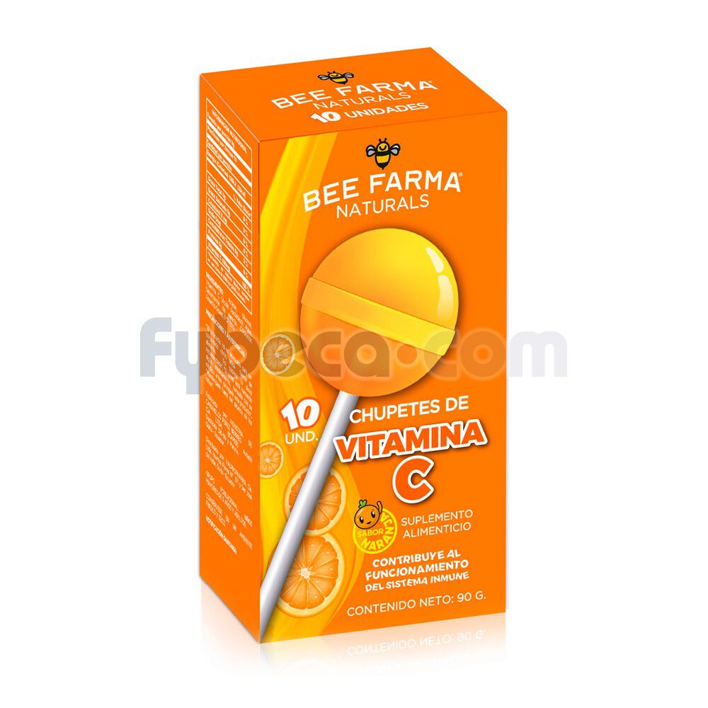 Chupete-Vitamina-C-Bee-Farma-C/10-Suelta-imagen