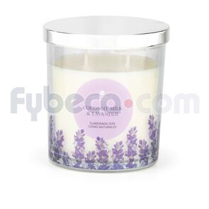 Monicandles-Vela-Envase-Tapa-Plateada-241G-Coconut-Milk-&-Lavander-imagen