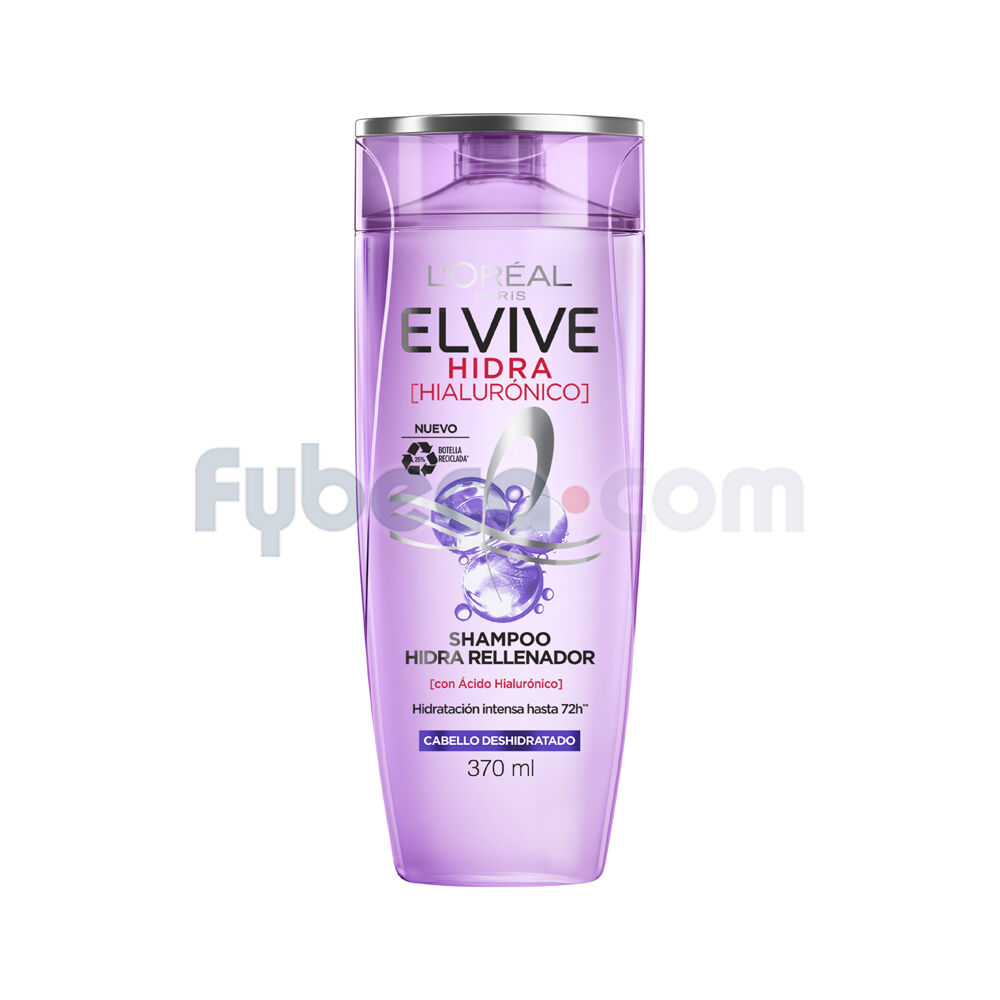 Shampoo-Elvive-L'Oreal-Paris-Hidra-Hialurónico-370-Ml-Unidad-imagen