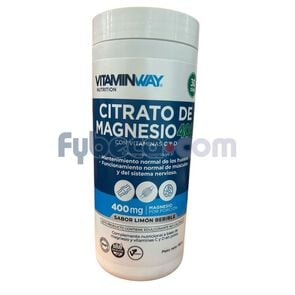 Vitamin Way Citrato De Magnesio Limon Tarro 180 Gr