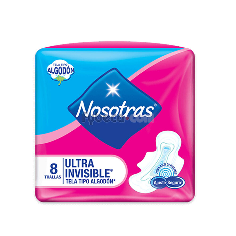 Toallas-Sanitarias-Nosotras-Tipo-Algodon-Paquete-imagen