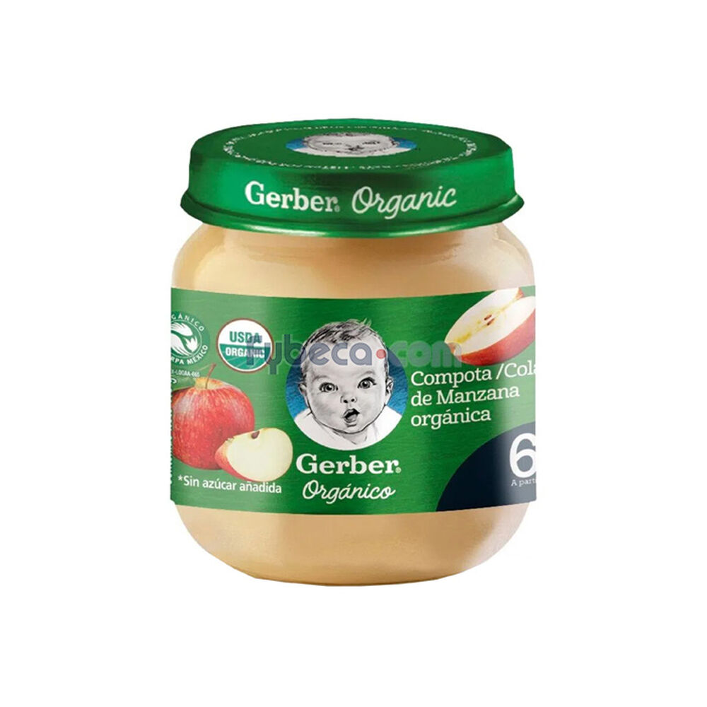 Compota-De-Fruta-Orgánico-Manzana-113-G-Frasco-Unidad-imagen