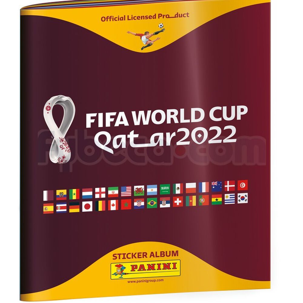 Panini Golden Album 2022 World Cup Qatar Empty Hardcover Fifa Wc Gold 