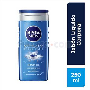 Gel-De-Ducha-Nivea-For-Men-Vitalyty-Fresh-250-Ml-Frasco-imagen