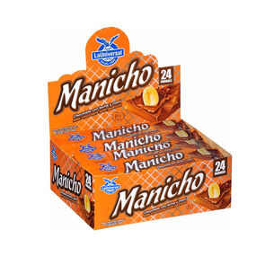 Chocolate-Manicho-Con-Leche-Y-Maní-28-G-Paquete-Caja-imagen