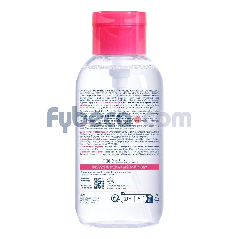Sensibio-H2O-500ml-con-dispensador---Agua-micelar-para-piel-sensible-imagen-3