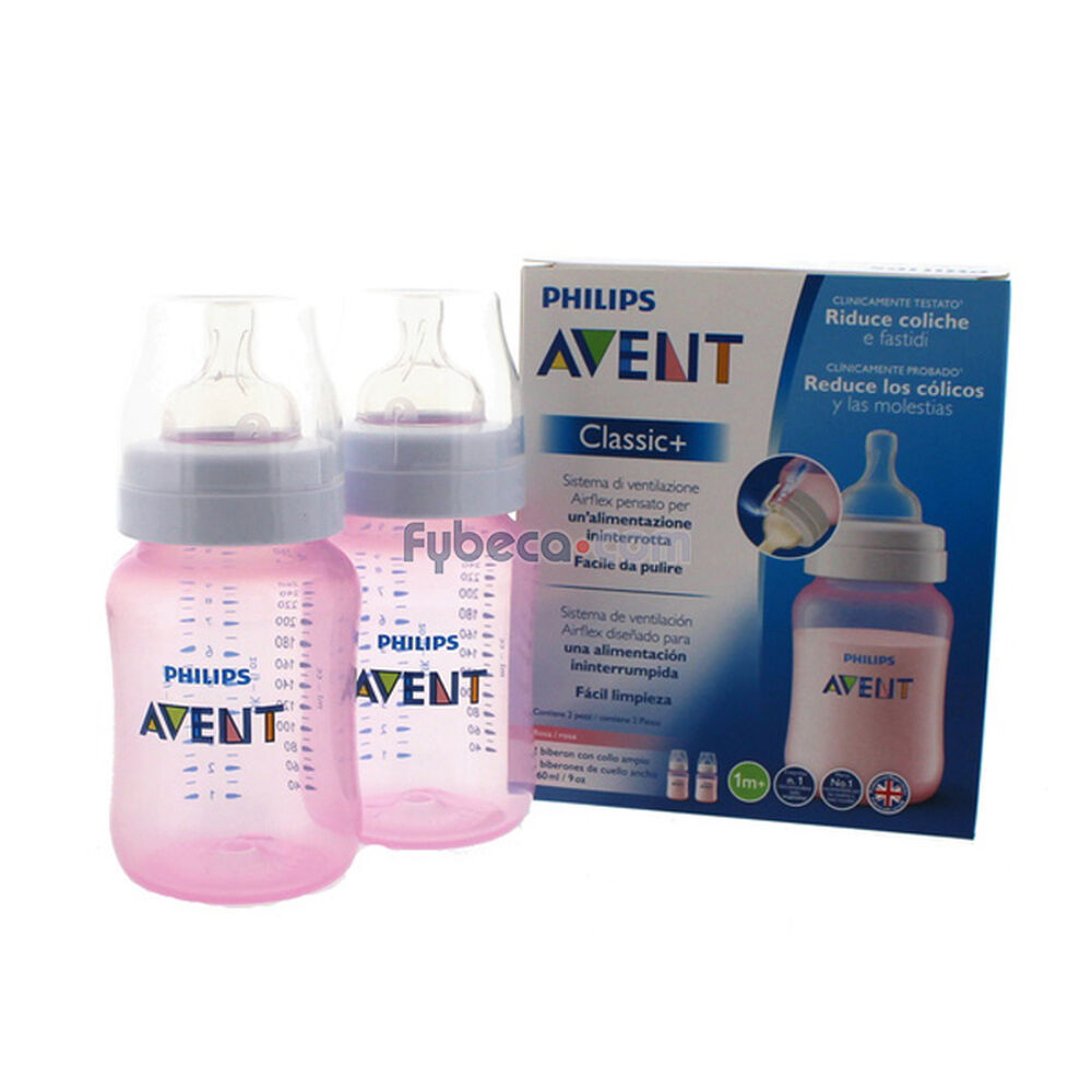 Comprar Biberon Avent Natural +1M 260 Ml Rosa Online