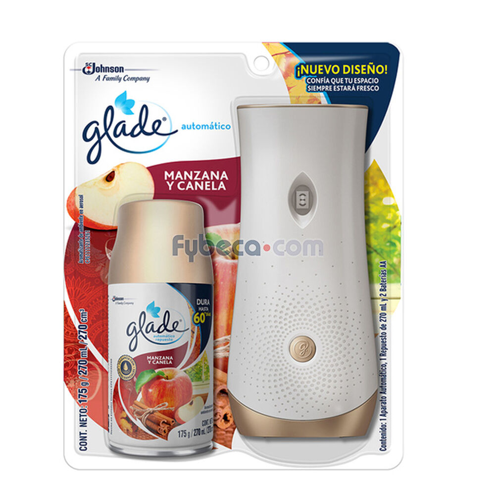 Ambientador-Glade-Automático-Manzana-Y-Canela-+-Aparato-175-G-Paquete-imagen