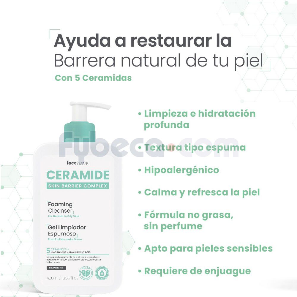 Ceramide-Gel-Limpiador-Espumoso-400Ml-imagen-3