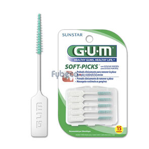 Cepillo-Interdental-Gum-Soft-Picks-Más-Estuche-Portátil-Paquete-imagen