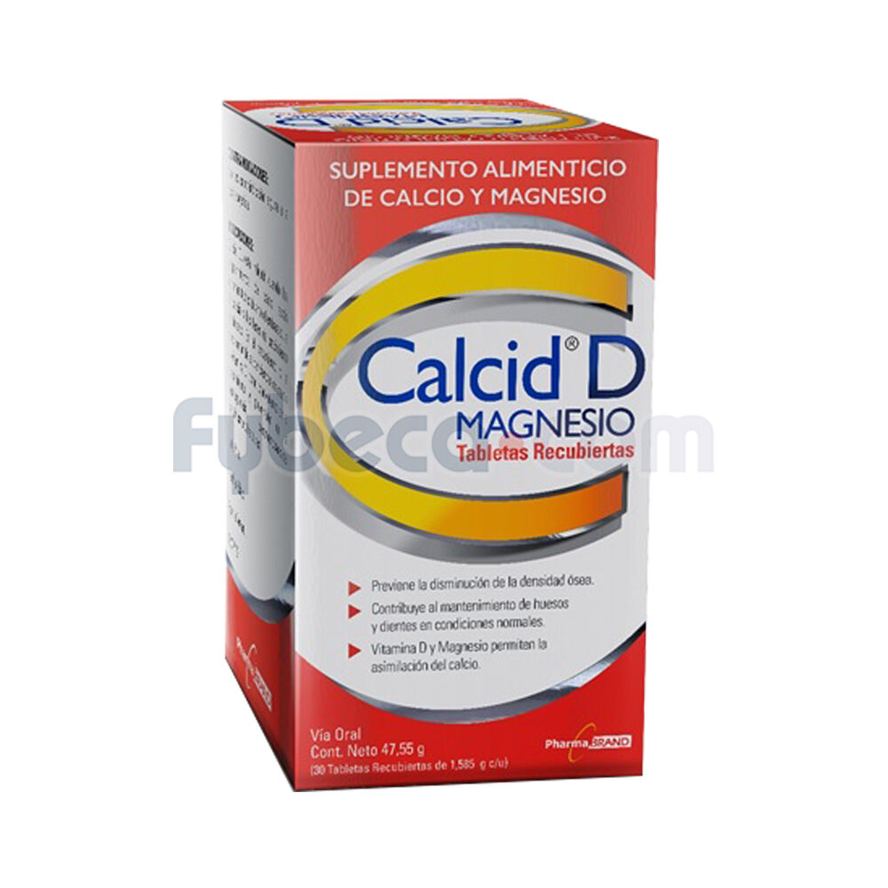 Calcid-D-Magnesio-Tab-Rec-C/30-Suelta-imagen