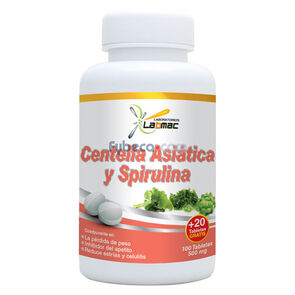 Centella-Asiatica-&-Spirulina-Tabletas-500Mg-F/100-Caja-imagen