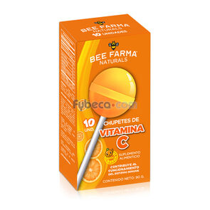 Chupete-Vitamina-C-Bee-Farma-C/10-Caja-imagen