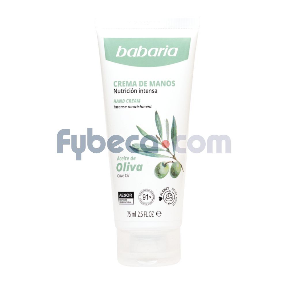 Babaria-Crema-De-Manos-De-Oliva-75-Ml-2.5-Fl.Oz-imagen-1