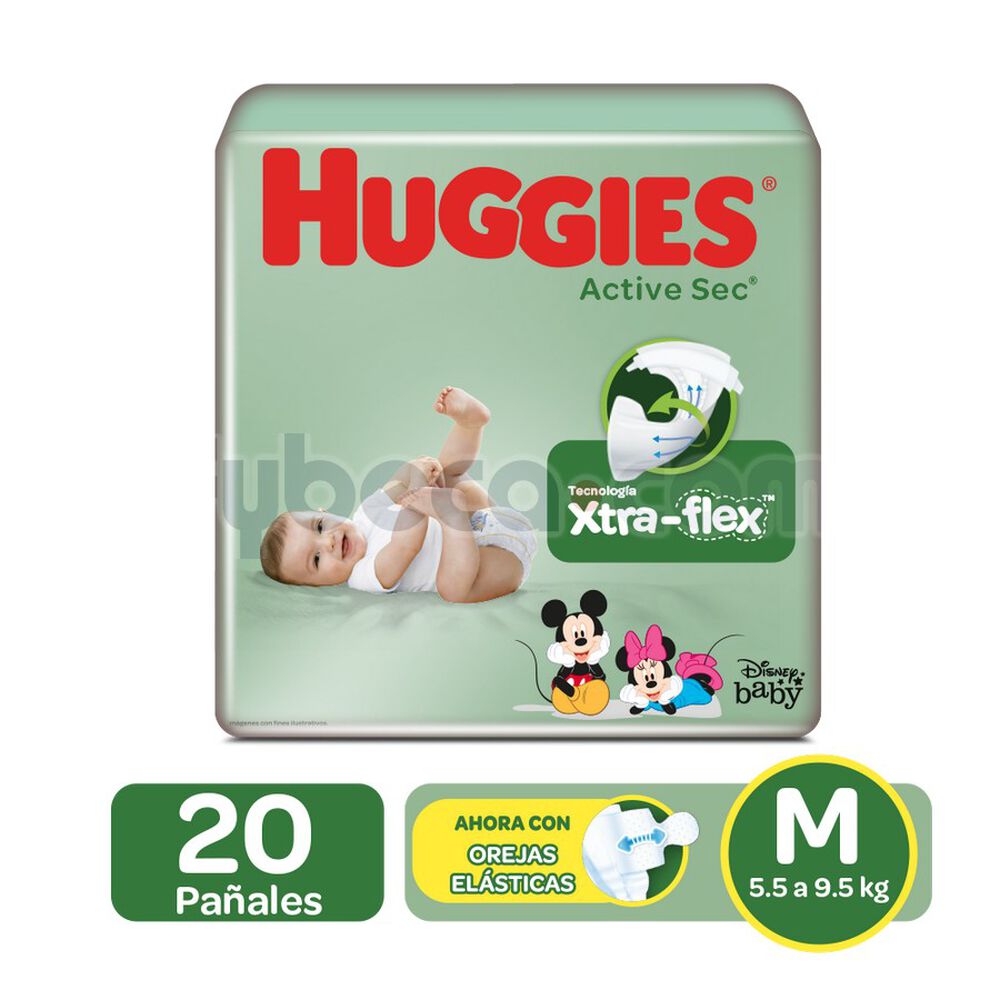 Pa&ntilde;al-Huggies-Active-Sec-Mx20-imagen