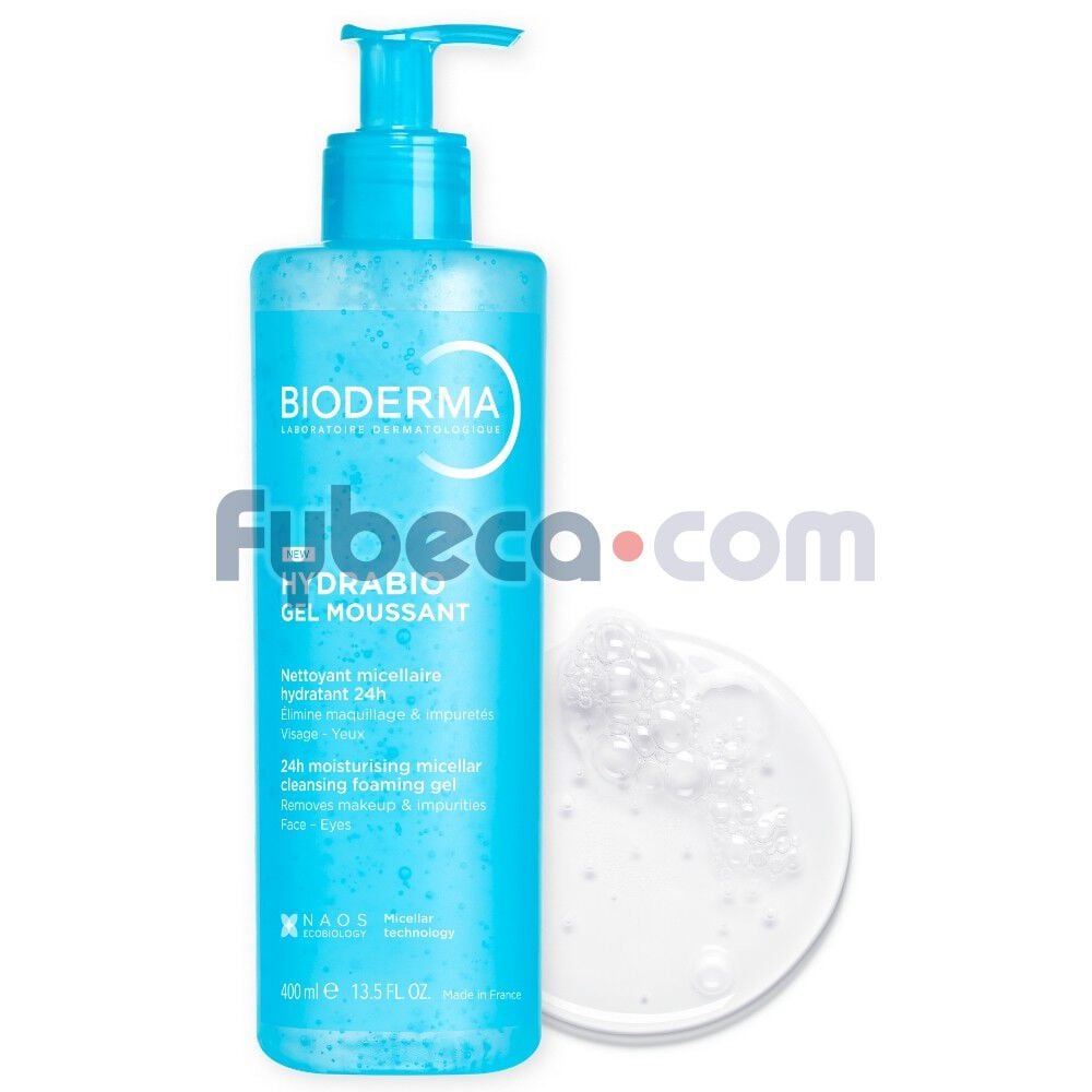 Hydrabio-Gel-Moussant-400ml---Gel-limpiador-todo-tipo-de-piel-imagen