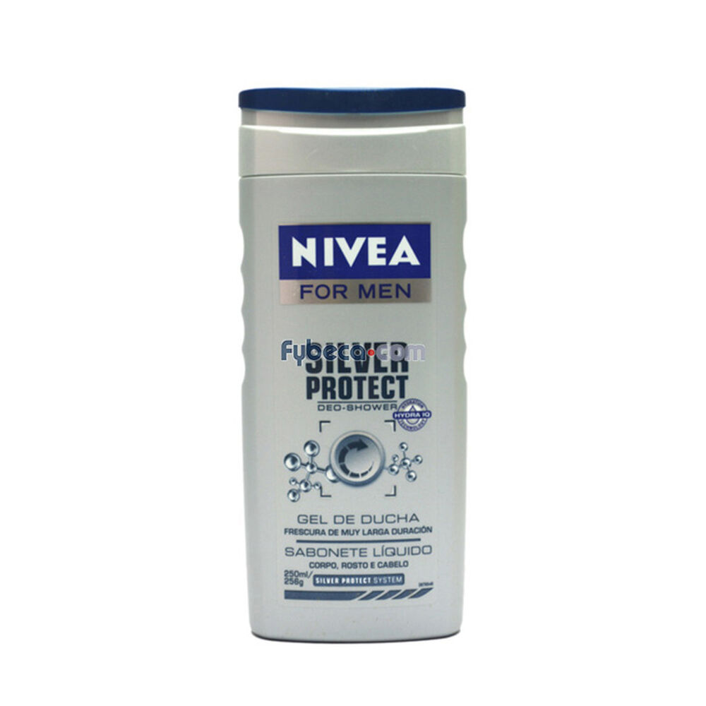 Gel-De-Ducha-Nivea-For-Men-Silver-Protect-250-Ml-Frasco-imagen