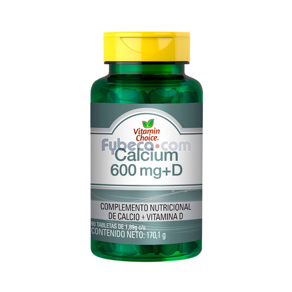 Calcio-Más-Vitamina-D-Vitamin-Choice-600-Mg-Frasco-imagen