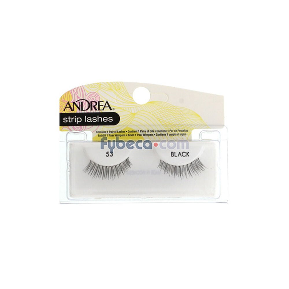 Pestañas-Postizas-Andrea-Strip-Lashes-53-Black-Unidad-imagen