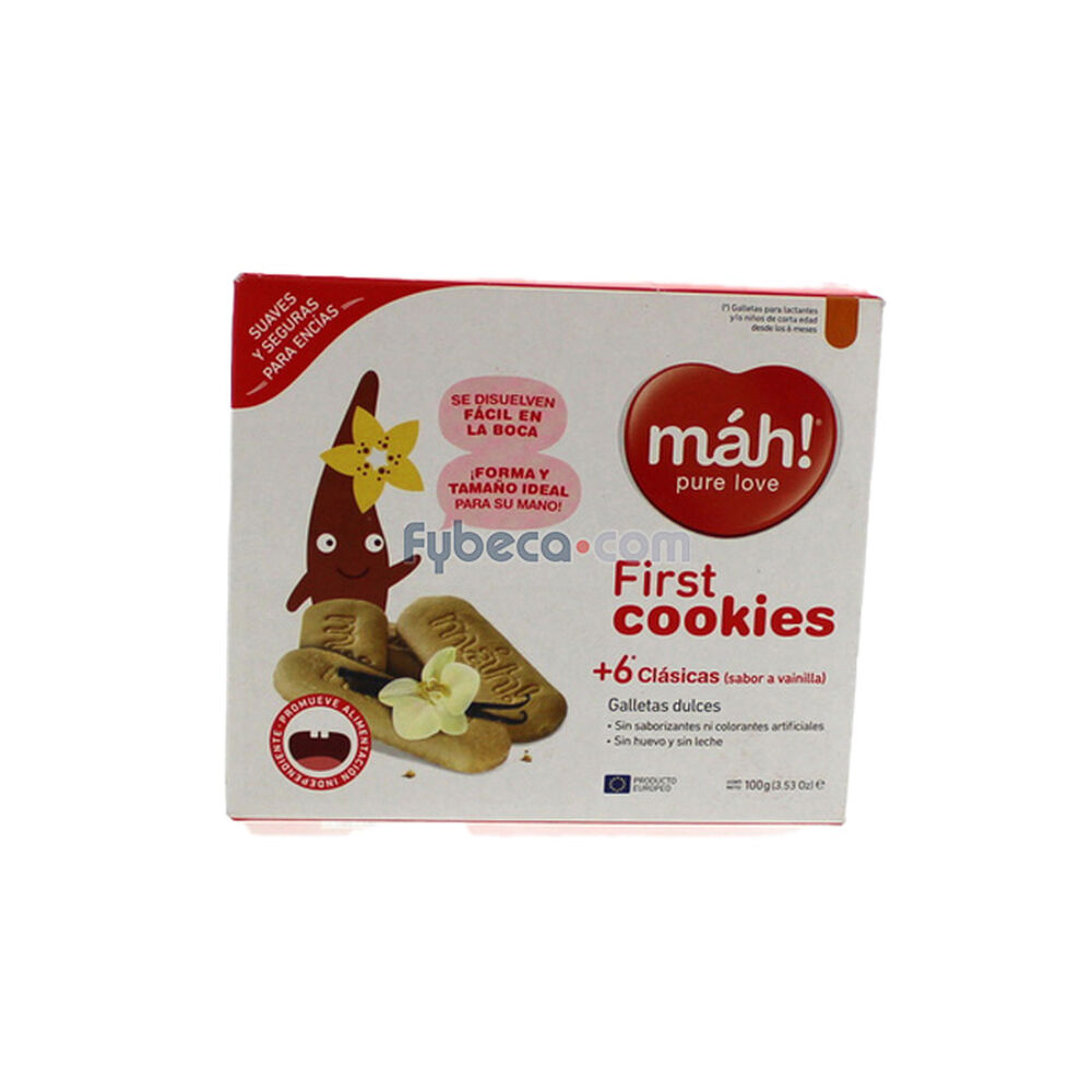 Galletas-Máh!-First-Cookies-Clásicas-Vainilla-100-G-Unidad-imagen