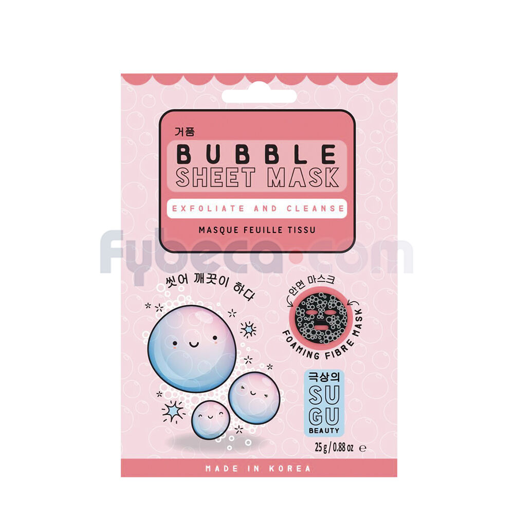 Mascarilla-Sugu-Beauty-Bubble-Exfoliate-And-Cleanse-25-G-Unidad-imagen