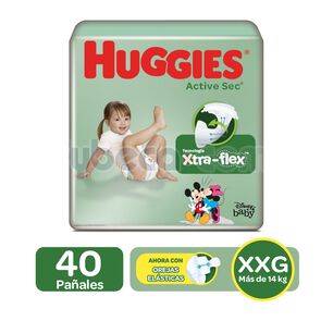 Pañales-Huggies-Active-Sec-Xtra---Flex-Xxg-Paquete-imagen
