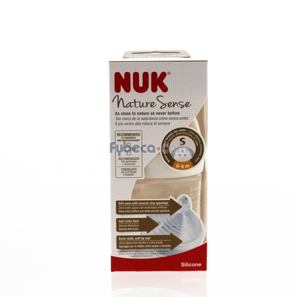 Biberon-Nuk-Nature-Sense-150-Ml-Unidad-imagen