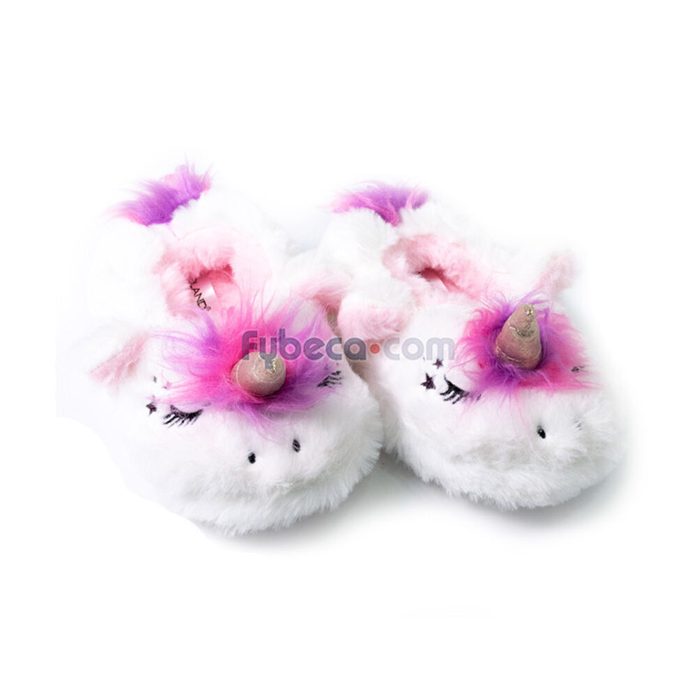 Pantuflas discount niña unicornio