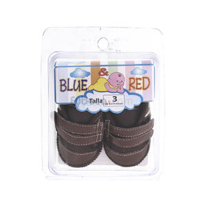 Zapatos-Bebés-Blue-Red-N.-1025-Paquete-imagen