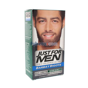 Tinte-Just-For-Men-Barba-Bigote-Castaño-Caja-imagen