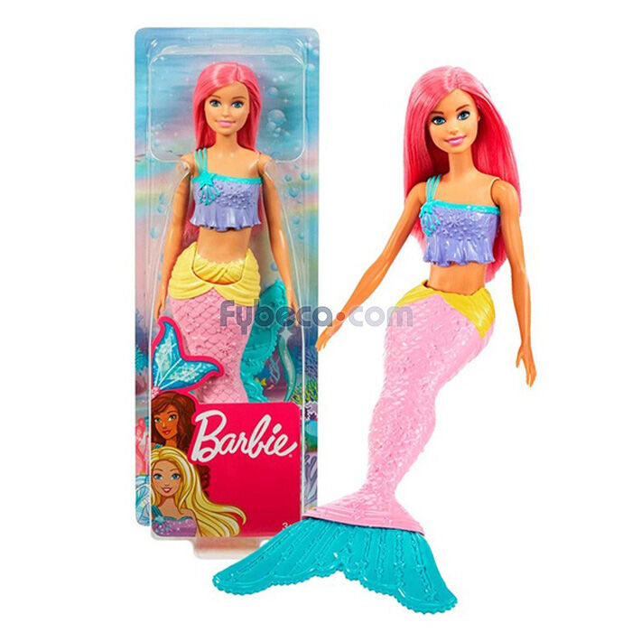 Muneca Barbie Sirena Mattel Caja Fybeca