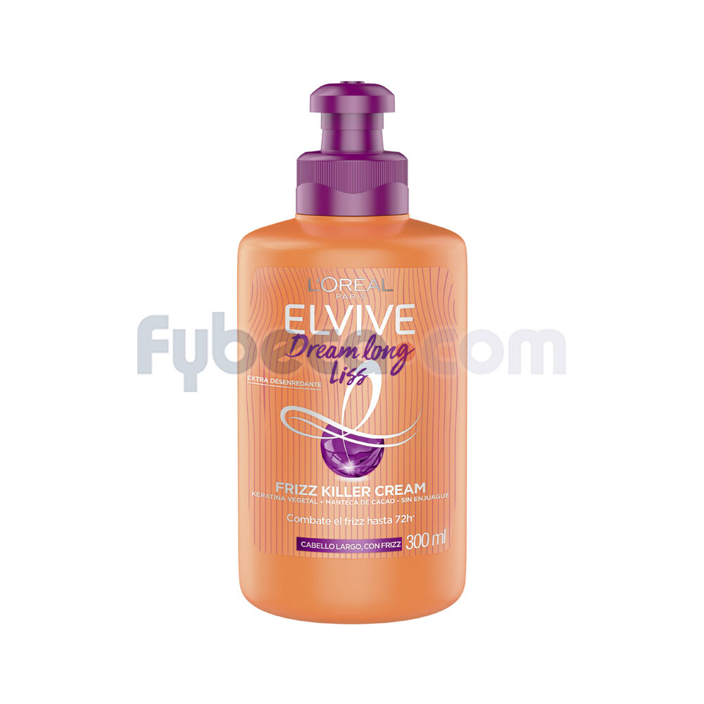 Crema-Para-Peinar-Elvive-L'Oreal-Paris-Dream-Long-Liss-300-Ml-Unidad-imagen