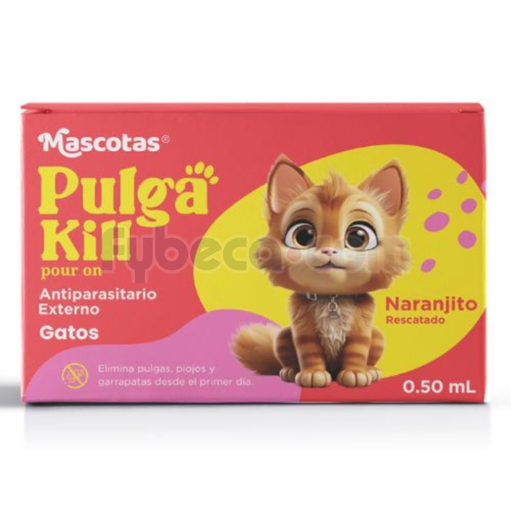 Pulga-Kill-Pour-On-Antipara.-Externo-Gatos-Pipeta--0.5-Ml-C/1-imagen