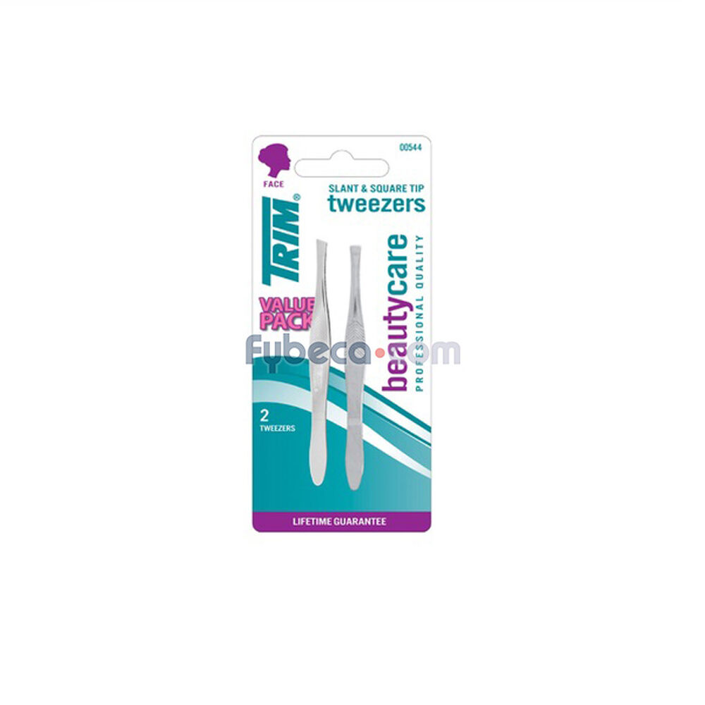 Pinzas-De-Cejas-Trim-Puntas-Angular-Cuadrada-Paquete-imagen