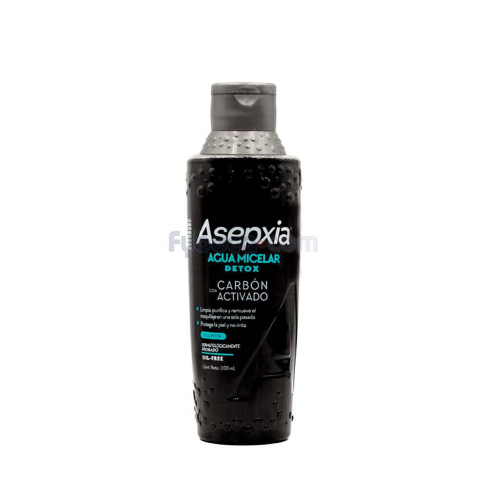 Agua-Micelar-Asepxia-Con-Carbón-Activado-200-Ml-Botella-imagen