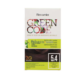 Crema-De-Color-Green-Code-Castaño-Claro-Cobrizo-5.4-50-G-Caja-imagen