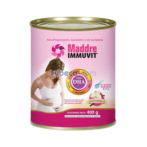 Immuvit-Maddre--Dha-Polvo-Sabor-Vainilla-T/400Gr-imagen