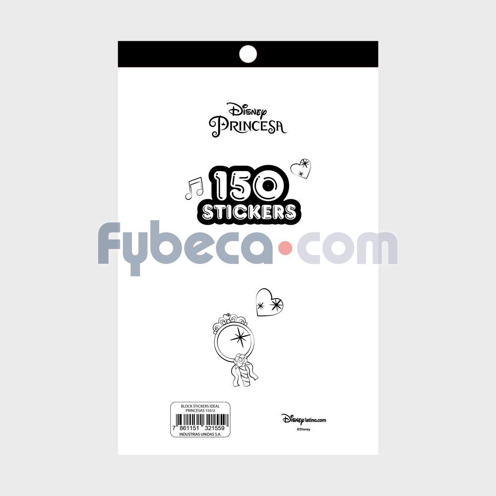 Block-Stickers-Ideal-Princesas-150-U.-imagen-2