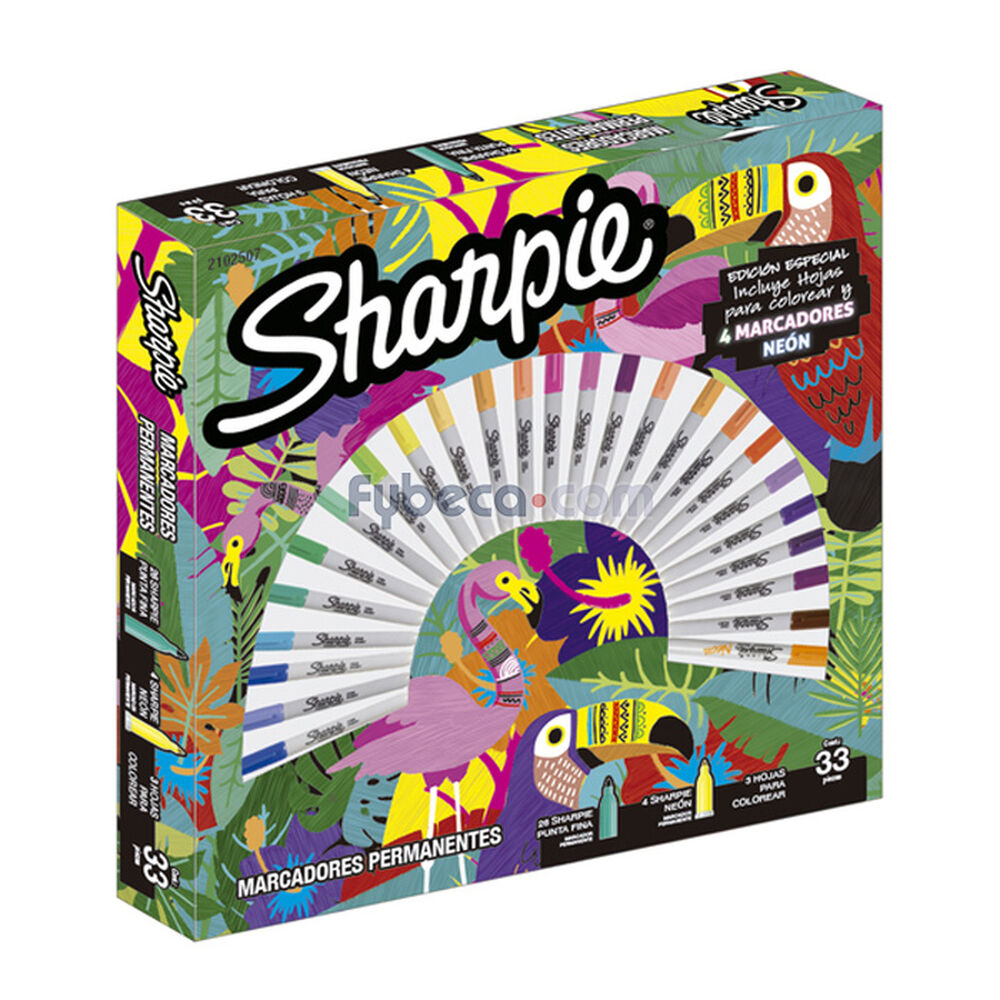 Marcador-Sharpie-Ruleta-Tropical-Paquete-imagen