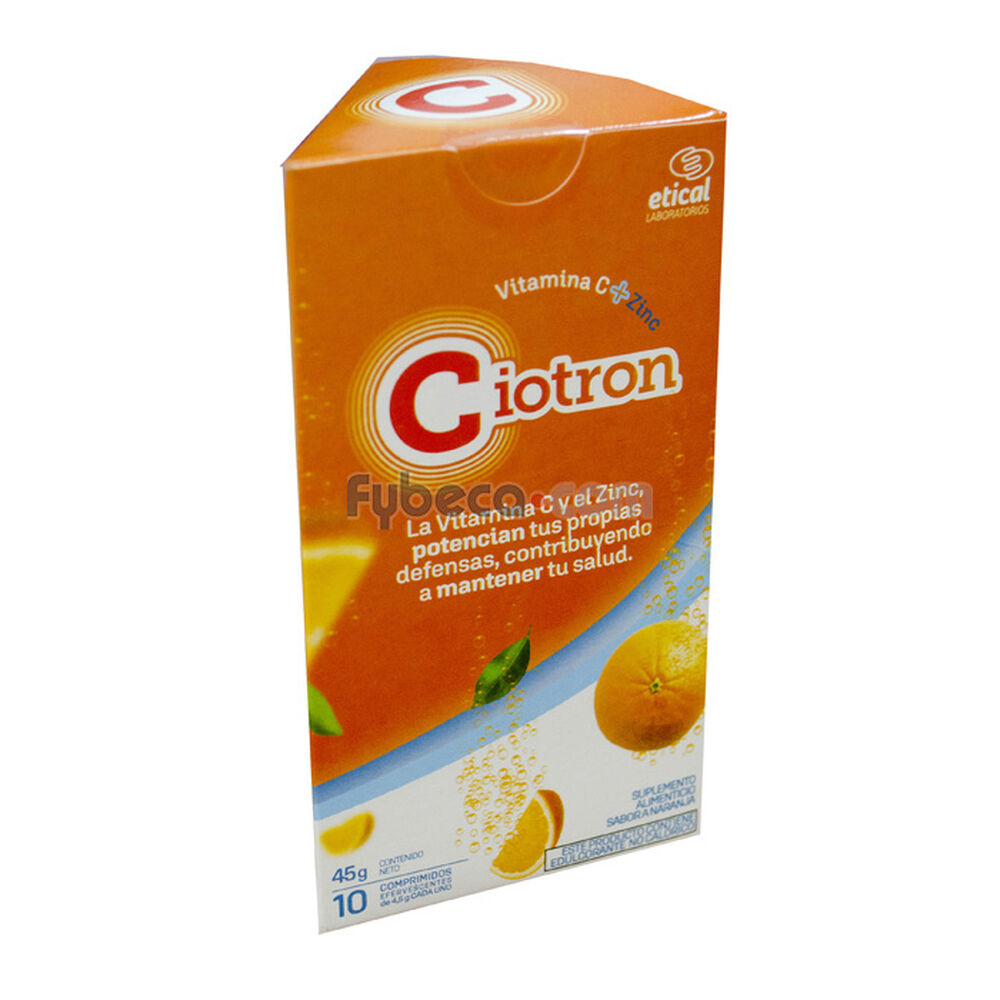 Ciotron-Vitaminac+Zinc-Eferv-45Gr-Naranja-T/10-imagen