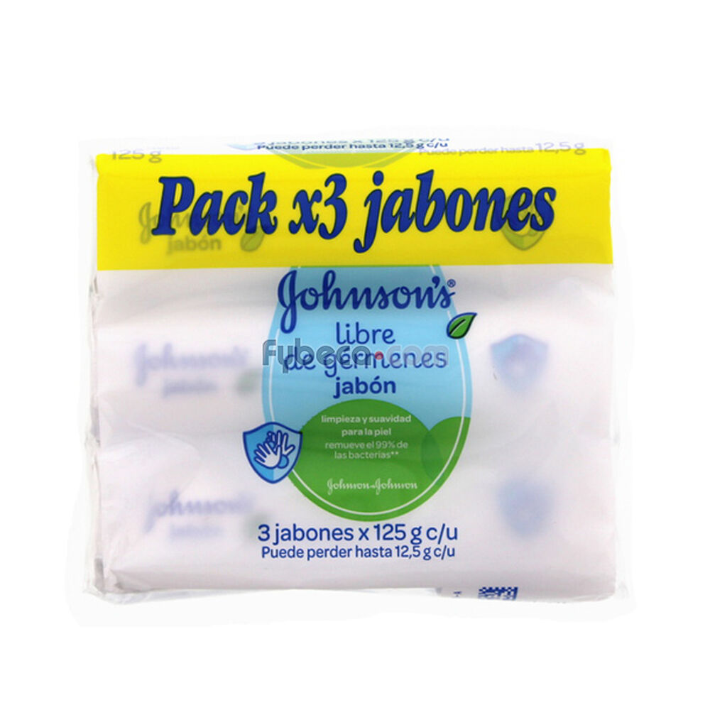 Jab&oacute;n-Johnson&acute;S-Baby-Libre-De-G&eacute;rmenes-Paquete-imagen