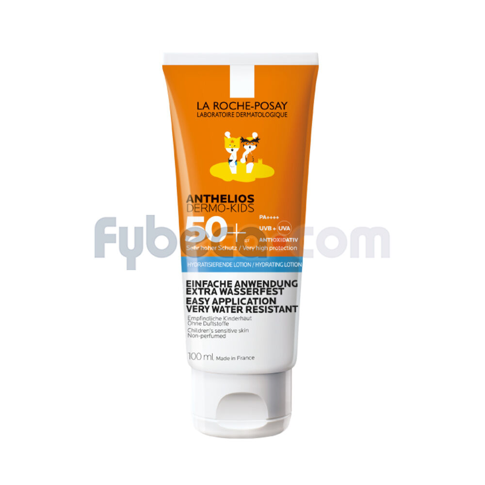 Protector-Solar-Anthelios-Dermo-Kids-Loción-Hidratante-Spf-50+-100-Ml-Unidad-imagen-1