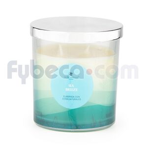 Monicandles-Vela-Envase-Tapa-Plateada-241G-Sea-Breeze-imagen