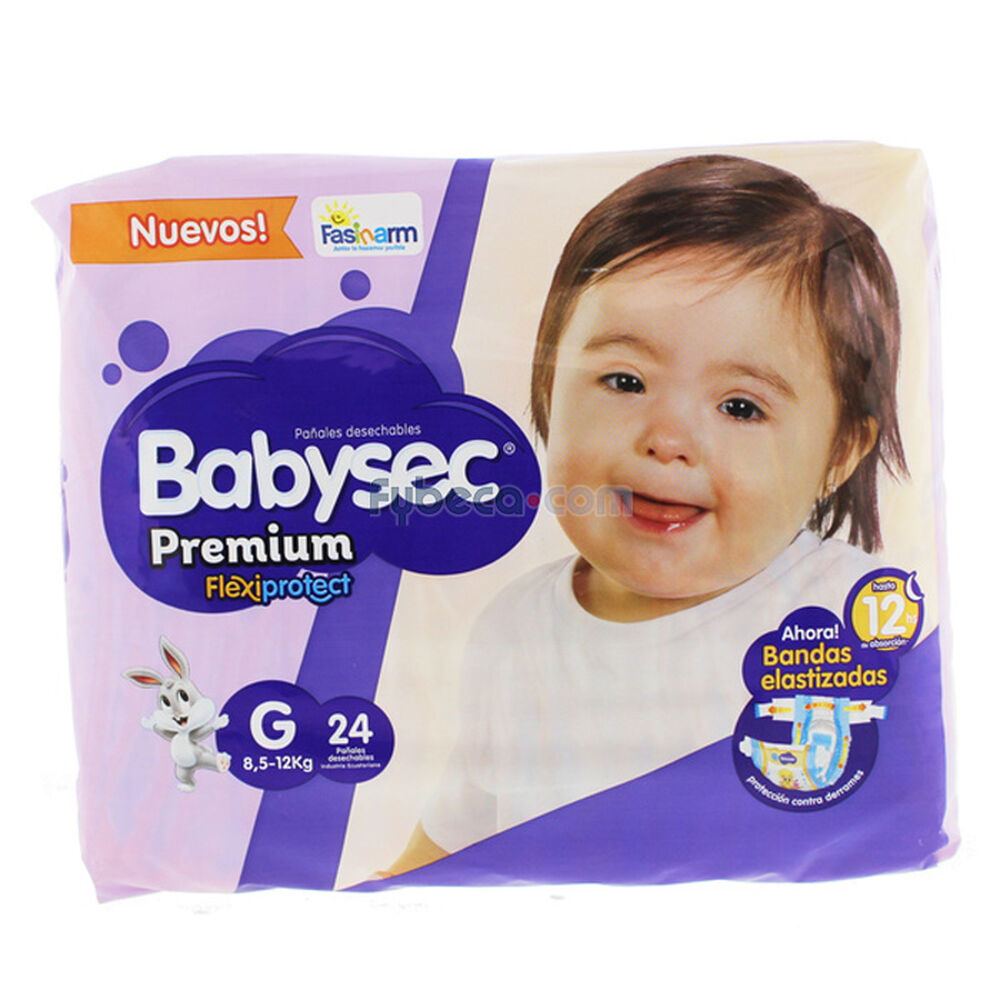 Pañales-Babysec-Premium-Flexiprotect-Fasinarm-G-Paquete-imagen